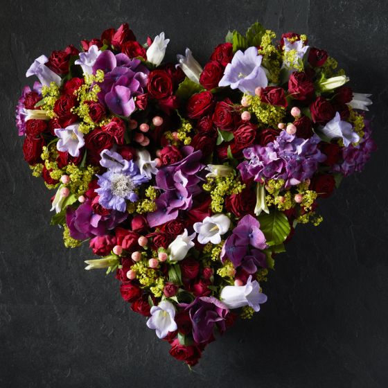 Oasis Foam Frames Open Heart for Flowers