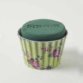 OASIS® Ideal Floral Foam Maxlife Cupcakes - Mint Floral - 8cm (Pack of 6)