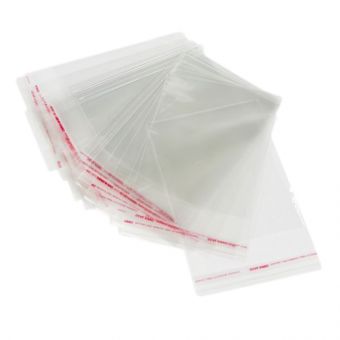 Florist Card Envelopes - Clear Sealable - 9.5 x 13cm (Pack of 100)