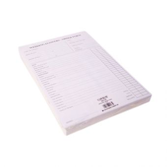 Wedding Order Pads (Pack of 5)
