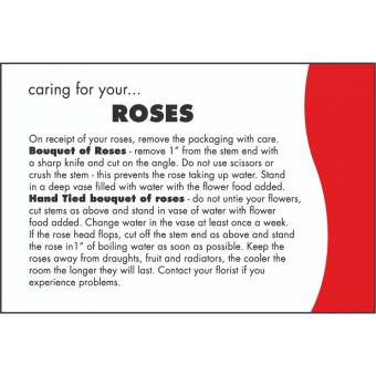 Care Card: Roses