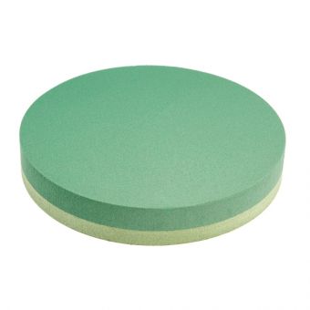 Green Backed - OASIS® FOAM FRAMES® Ideal Floral Foam Posy Pad (Pack of 2) - 36cm (14")