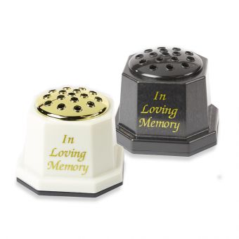 Marble Effect "In Loving Memory" Grave Container