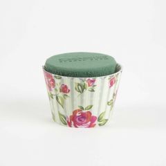 OASIS® Ideal Floral Foam Maxlife Cupcakes - Mint Large Rose - 8cm (Pack of 6)