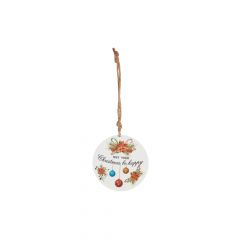 Caledonian May your Christmas Be Happy Hanger 12cm
