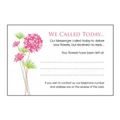Designer Care Card - We Called Today to Deliver 