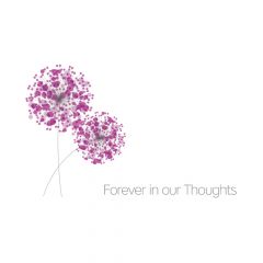 Forever in Our Thoughts, Purple Alliums - Single