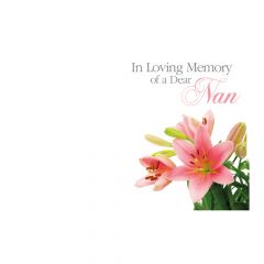 ILM Dear Nan, Pink Lilies - Folded