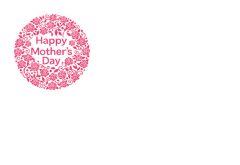 Happy Mothers Day - Rose Ball Classic Worded Card