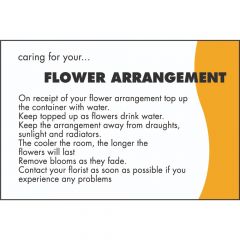 Care Card: Flower Arrangement