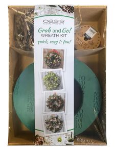 OASIS® Grab and Go Autumn/Winter Wreath Kit 
